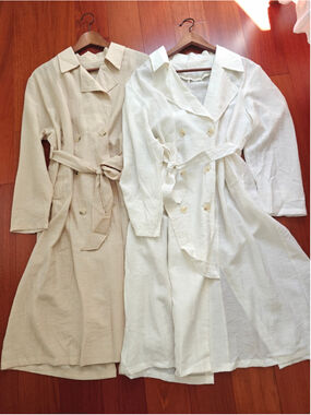 Lightweight Tencel Linen Trench Coat